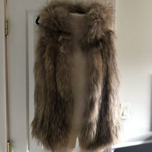 Real Racoon Fur Vest